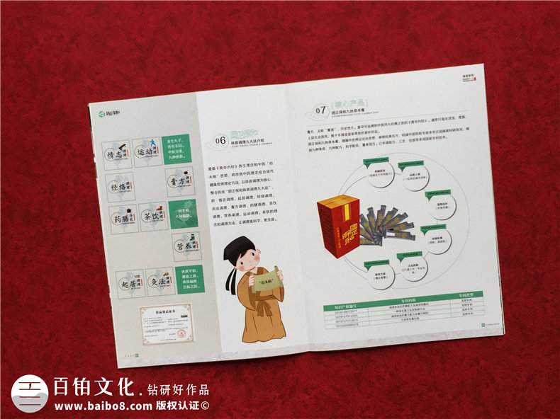 中醫藥產品宣傳冊設計-高端醫療科技公司畫冊-健康管理企業樣本冊